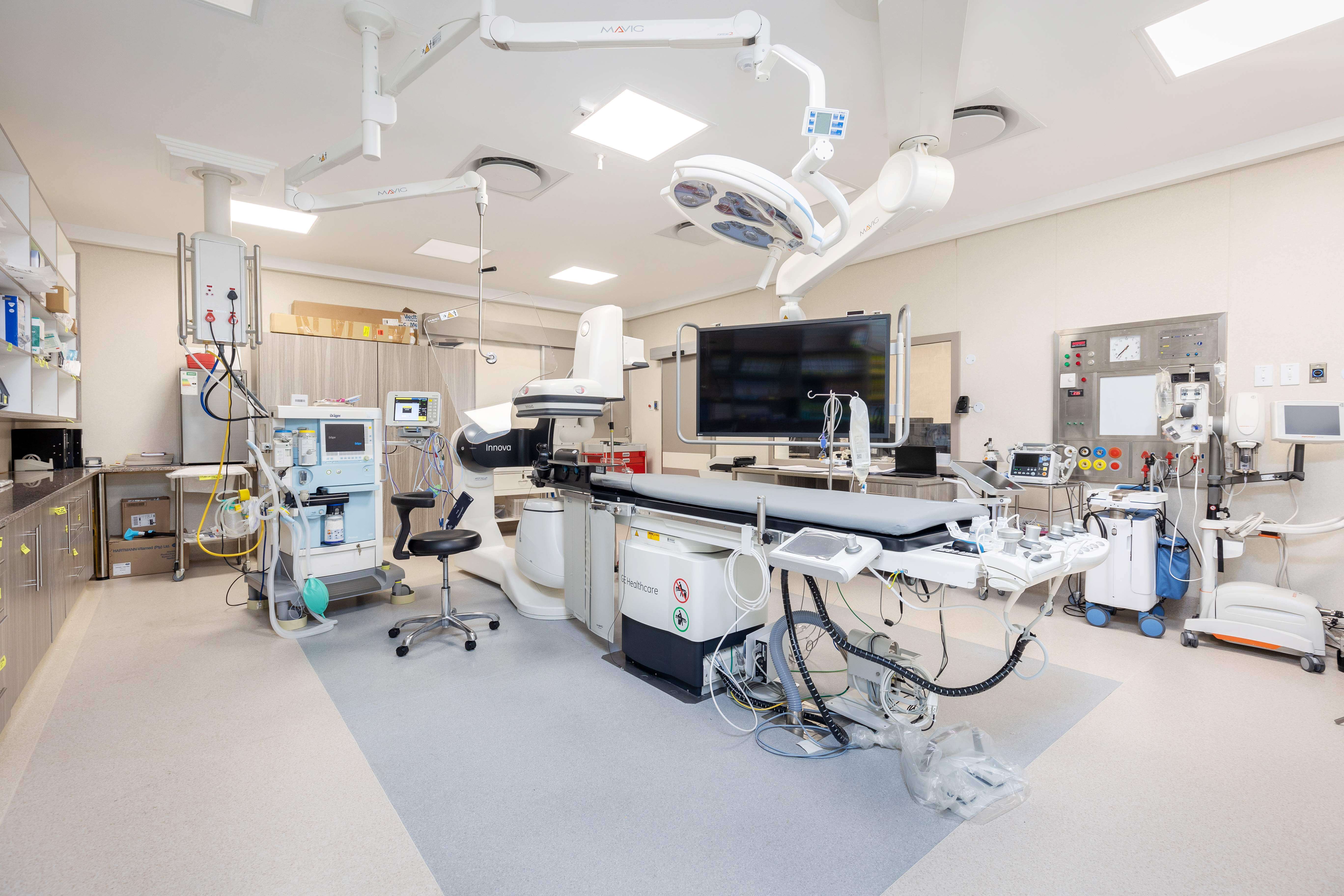 A modern operating theatre at Shelly Beach Hospital